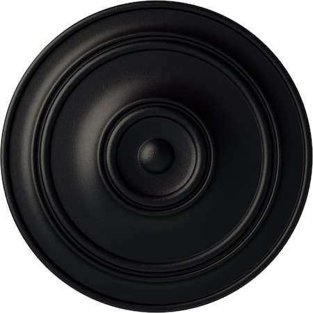 Ekena Millwork Small Classic Ceiling Medallion (Fits Canopies up to 10"), 40 1/4"OD x 3 1/8"P, Steel Gray CM40CLSGS